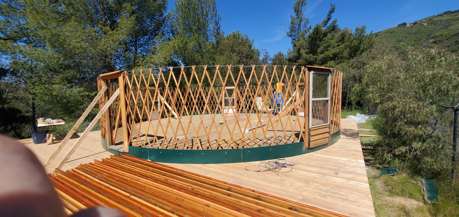 Custom Yurt Installation